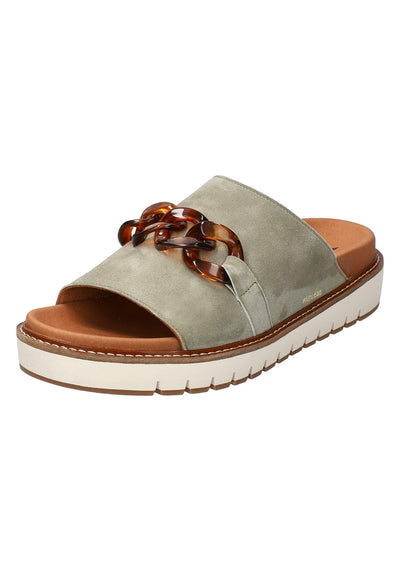 Mephisto Women's Beverley Sandal, Light Khaki, 10