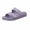 Birkenstock Unisex Arizona EVA Dual Buckle Sandals, Metallic Silver - 37 N EU