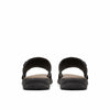 Clarks Collection Men's Walkford Band Slide Sandal, Black Leather, 8.5 Wide US