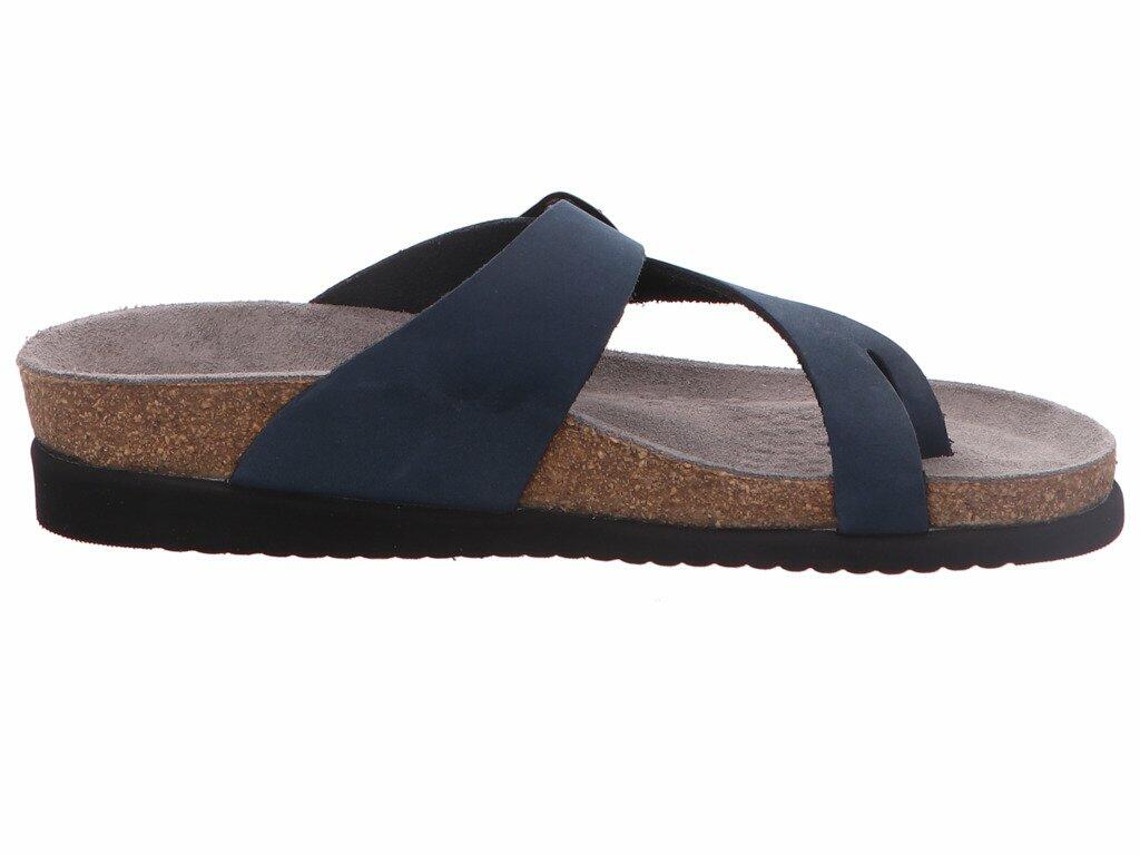 Mephisto womens Helen flats sandals, Blue, 38 EU 8 US