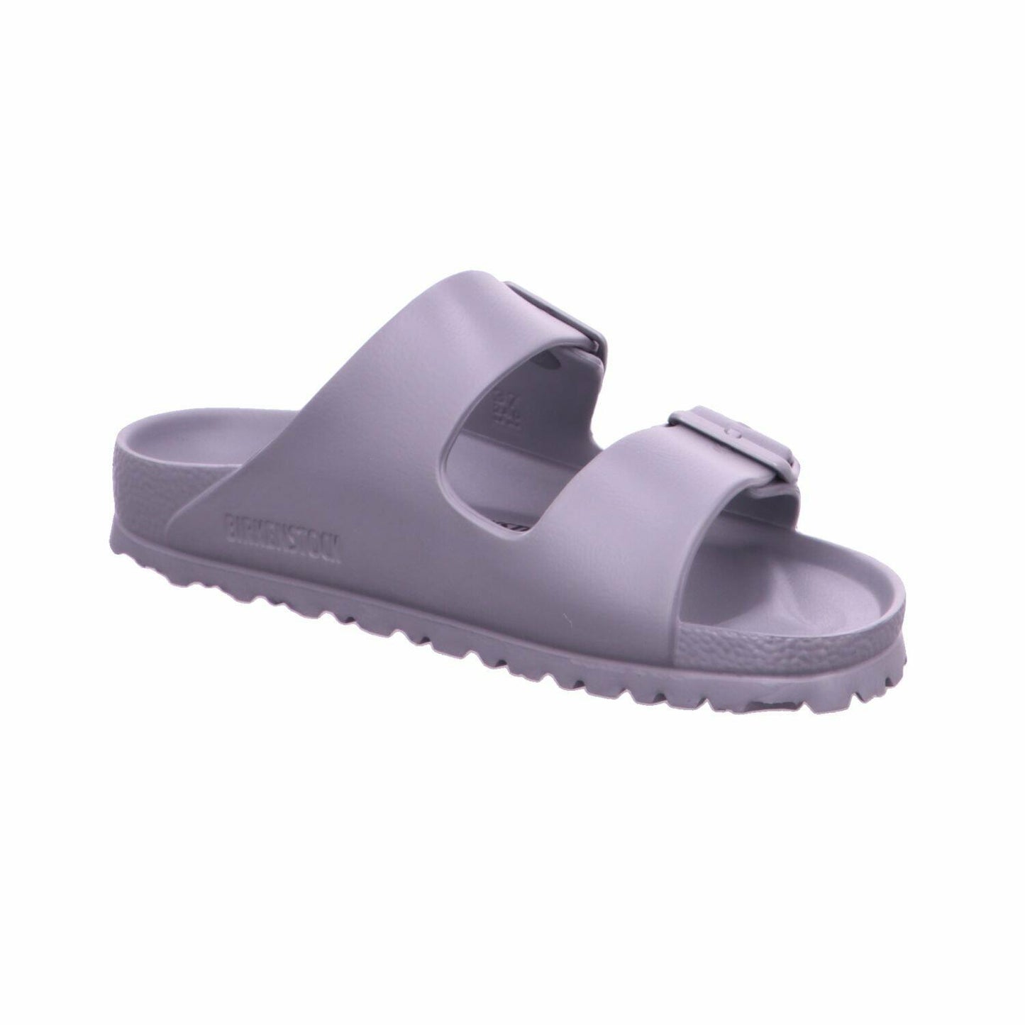 Birkenstock Unisex Arizona EVA Dual Buckle Sandals, Metallic Silver - 37 N EU