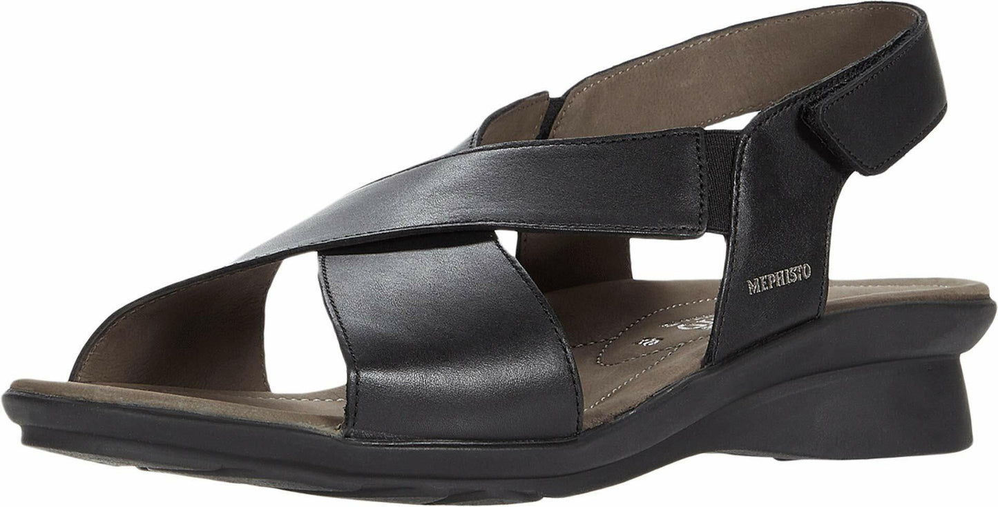 Mephisto Phara Black Silk EU 41 (US Women's 11) B (M)
