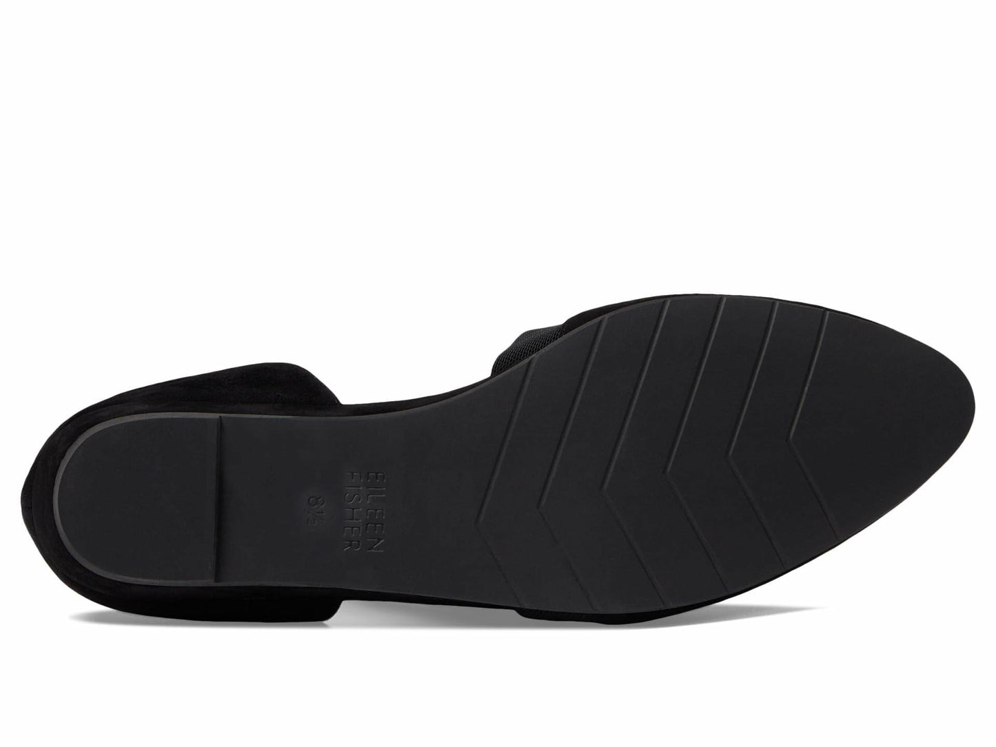 Eileen Fisher Ida - Flats for Women - Leather Lining - Padded Footbed - Rubber Outsole - PU Midsole Black 8.5 B - Medium