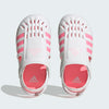 adidas Girl's Summer Closed Toe Water Sandals (Toddler/Little Kid) White/Beam Pink/Clear Pink 11 Little Kid M