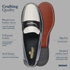 Sebago Men's Classic Dan Loafer Shoes, Black-White - 13 Regular