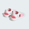 adidas Girl's Summer Closed Toe Water Sandals (Toddler/Little Kid) White/Beam Pink/Clear Pink 11 Little Kid M