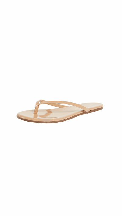 TKEES Women's Foundations Glosses Flip Flops, Coco Butter, 7 Medium US