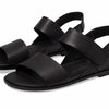 Eileen Fisher Women's Kanza Flat Sandal, Black, 10