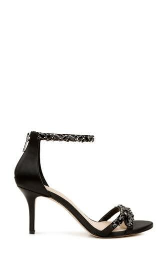 Jewel Badgley Mischka Caroline Embellished Strap Evening Shoe