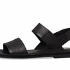 Eileen Fisher Women's Kanza Flat Sandal, Black, 10