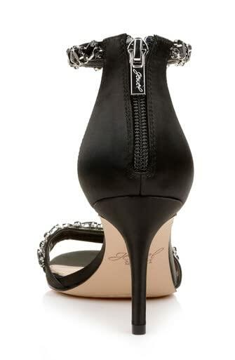 Jewel Badgley Mischka Caroline Embellished Strap Evening Shoe