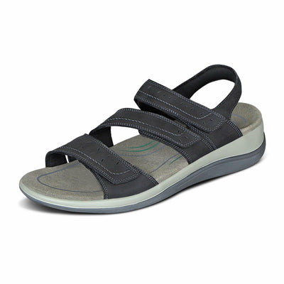 Orthofeet Naxos Black 8.5 EE - Extra Wide