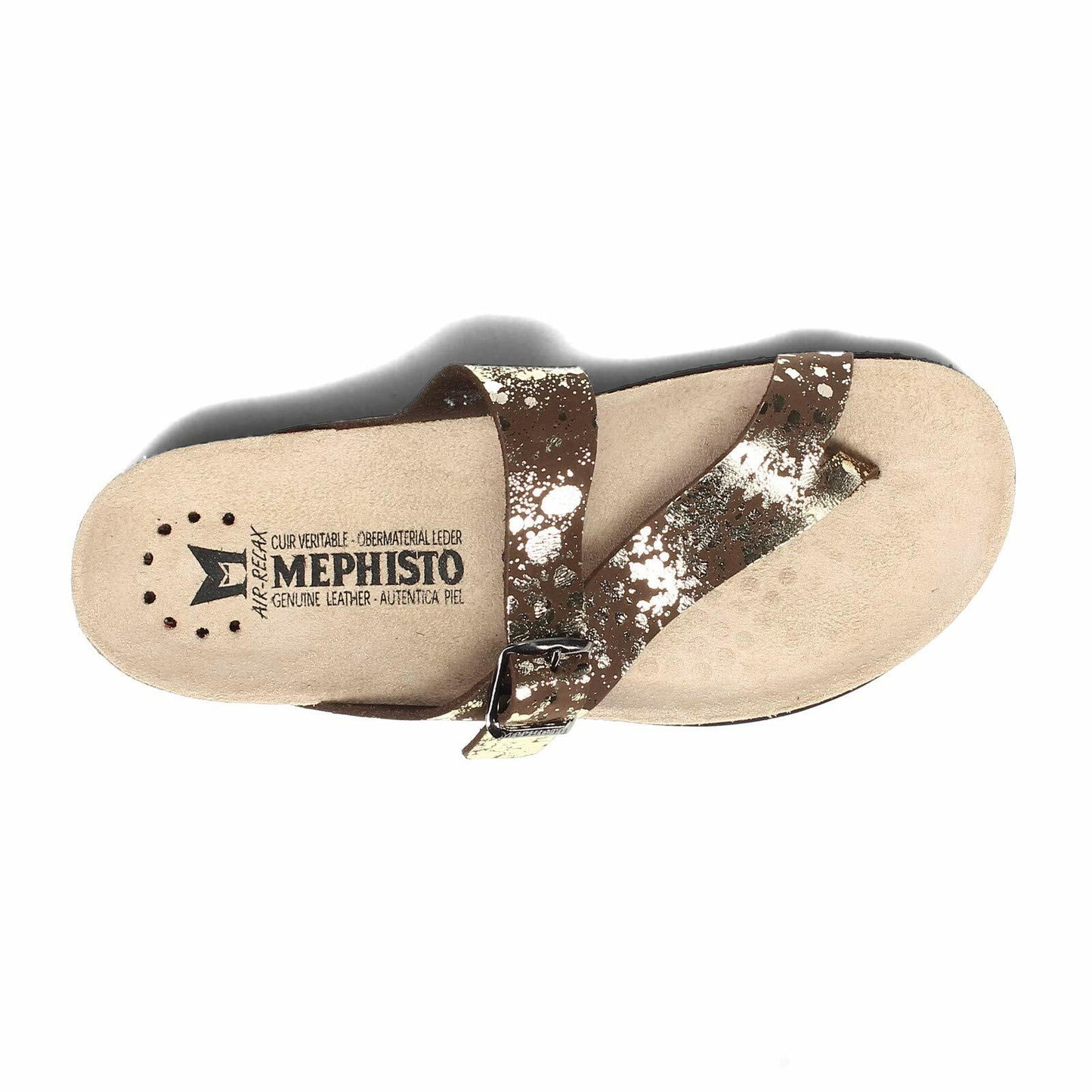 Mephisto Women's Helen Sandals Dark Brown Paint 13 M US