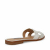 Steve Madden Women's Hadyn Sandal, White Leather, 8