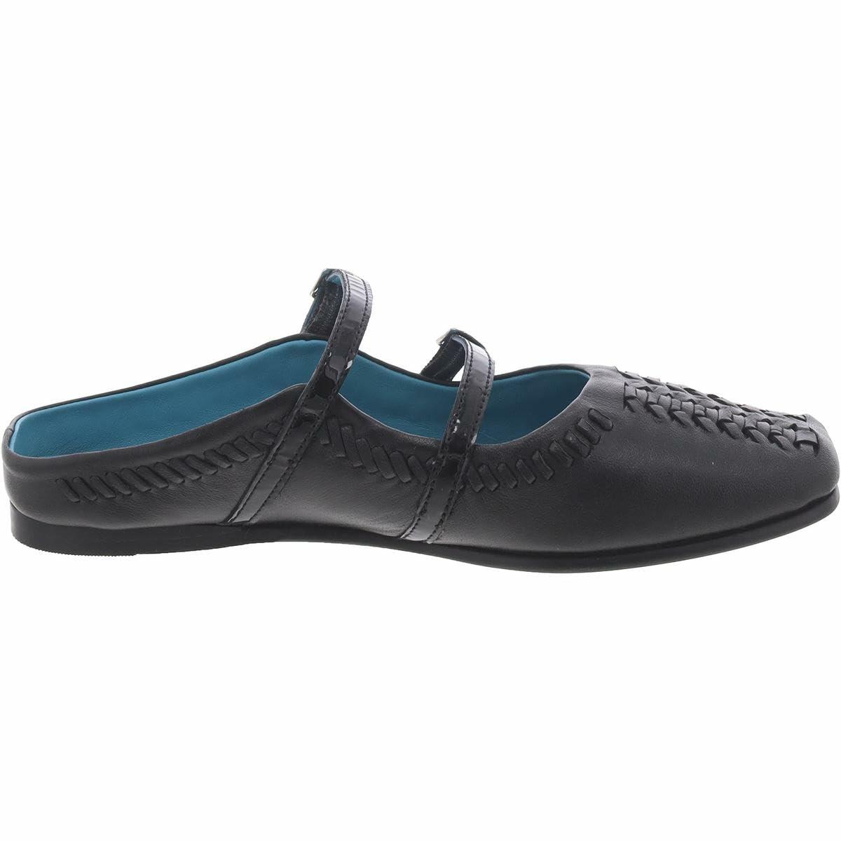 Free People Diana Double Strap Flat Black EU 37.5 (US Women's 7.5) M