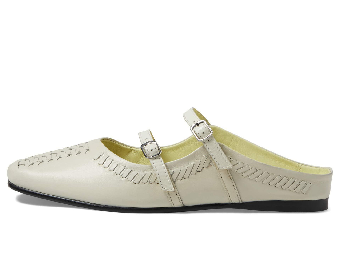 Free People Diana Double Strap Flat Bone EU 40 (US Women's 10) M