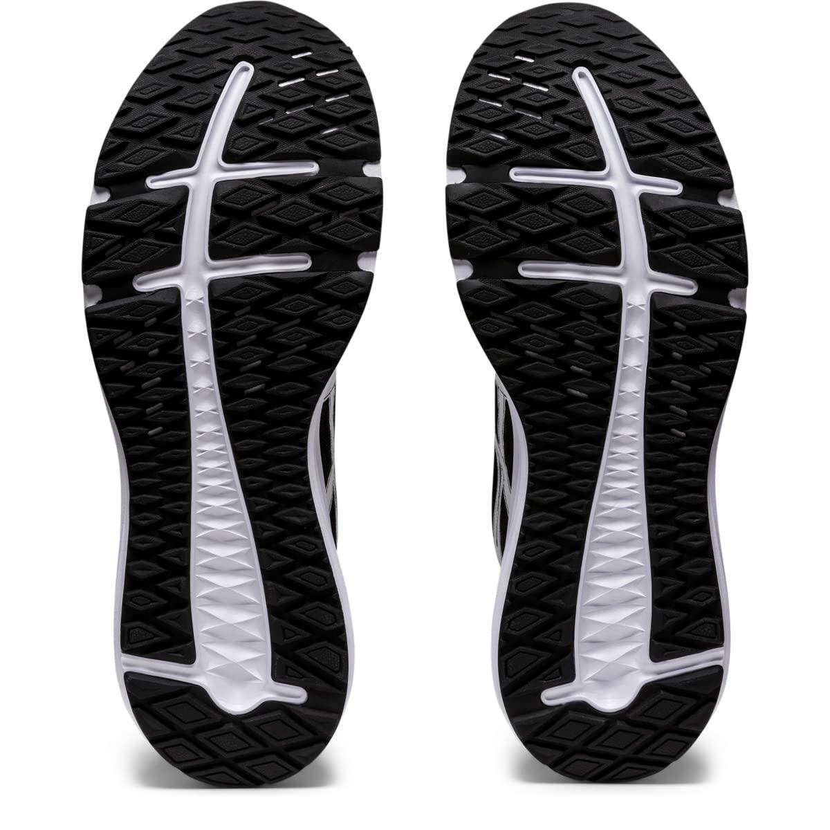 ASICS Men's Patriot 12 Running Shoes, 13, Black/White
