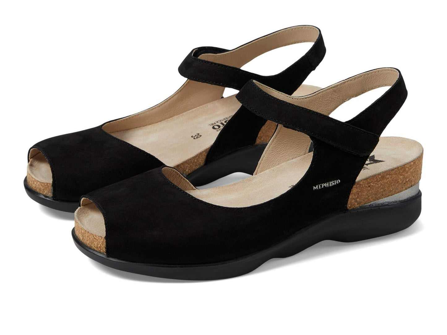 Mephisto Orphea Black Nubuck EU 40 (US Women's 10) B (M)