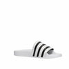 adidas Originals Adilette Unisex Adult Beach and Shower Shoes, White White Black 1 White, 44.5 EU
