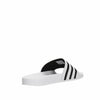 adidas Originals Adilette Unisex Adult Beach and Shower Shoes, White White Black 1 White, 44.5 EU