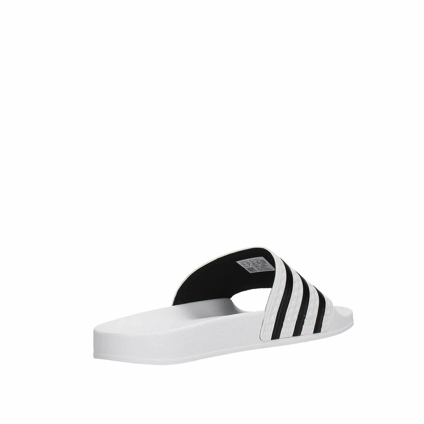 adidas Originals Adilette Unisex Adult Beach and Shower Shoes, White White Black 1 White, 44.5 EU