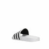 adidas Originals Adilette Unisex Adult Beach and Shower Shoes, White White Black 1 White, 44.5 EU