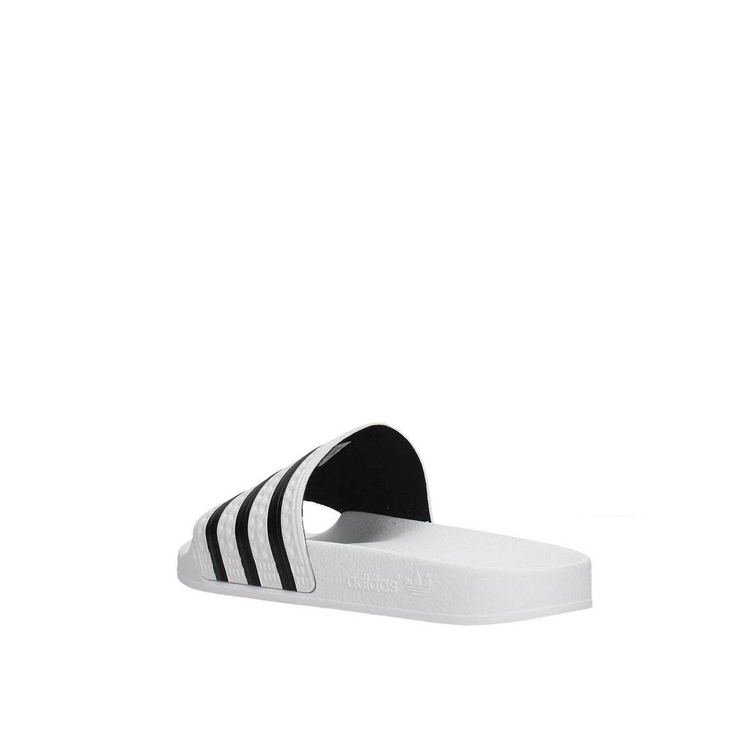 adidas Originals Adilette Unisex Adult Beach and Shower Shoes, White White Black 1 White, 44.5 EU