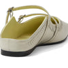 Free People Diana Double Strap Flat Bone EU 40 (US Women's 10) M