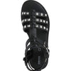 Geox Girl's Karly Sandal 66 (Little Kid/Big Kid) Black 30 (US 12 Little Kid) M