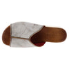 Silver Lux Leather Slide Sandals by Bed Stu