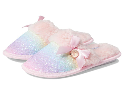 Badgley Mischka Girl's Ivy Slipper (Little Kid/Big Kid) Pastel Multi 1 Little Kid M