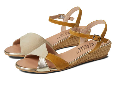 Eric Michael Kitty Women's Closed Toe Espadrille (TAN COMBO, EU 38/ US 7-7.5)