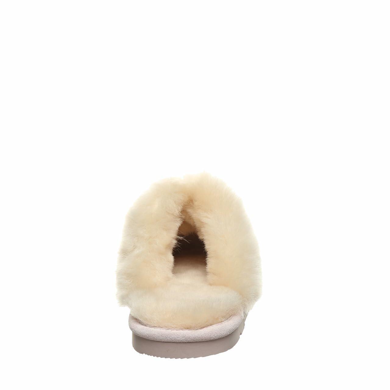 BEARPAW Women's Loki Pale Pink Size 9 | Soft Suede Indoor & Outdoor Slippers | Comfortable & Lightweight Footwear for Women