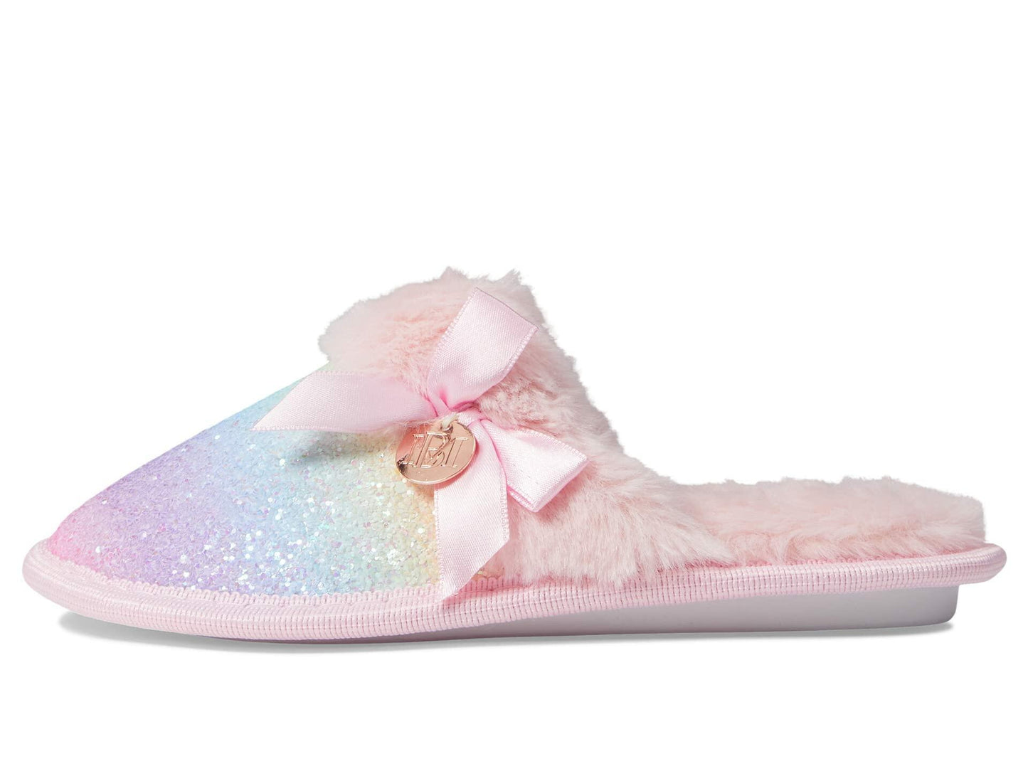 Badgley Mischka Girl's Ivy Slipper (Little Kid/Big Kid) Pastel Multi 1 Little Kid M