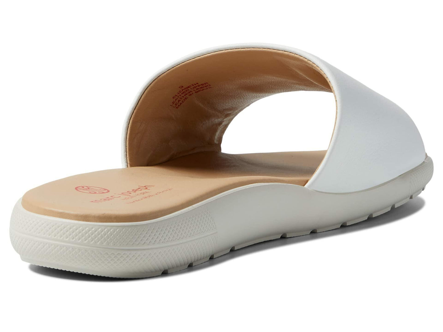 Marc Joseph New York Emery Ave Flats for Women – Leather Upper, Lining, and Insole – Slip-on Style White Soft Napa 10 M