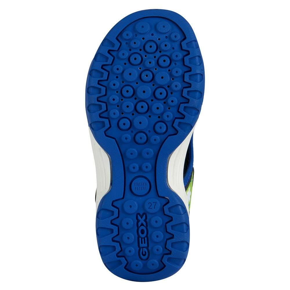 Geox Boy's Borealis 23 (Toddler/Little Kid/Big Kid) Navy/Lime 30 (US 12 Little Kid) M