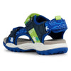 Geox Boy's Borealis 23 (Toddler/Little Kid/Big Kid) Navy/Lime 30 (US 12 Little Kid) M