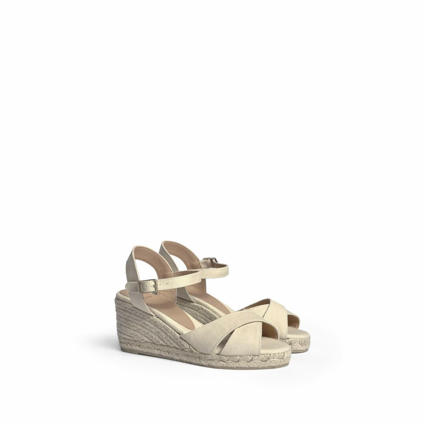 CASTANER Blaudell 60 mm Wedge Espadrille Ivory EU 37 (US Women's 6.5) M