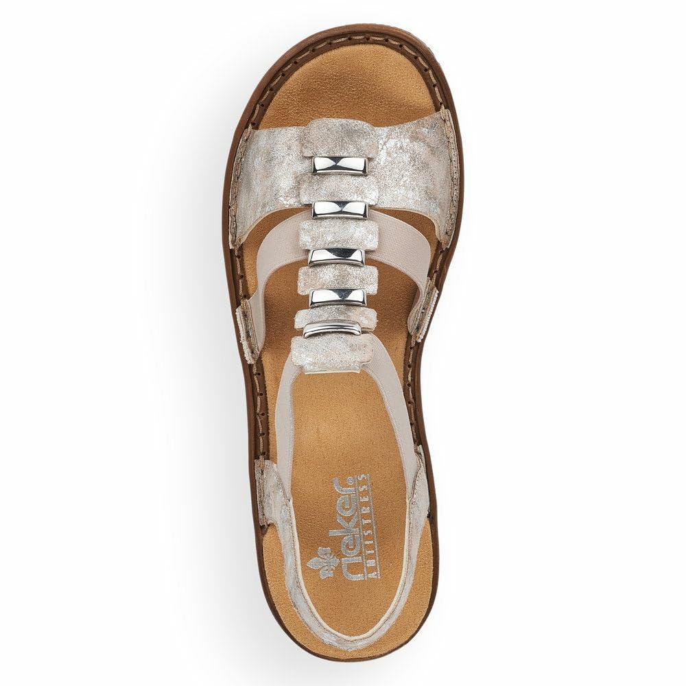 Rieker 62850 Regina 50 Rose/Metallic EU 38 (US Women's 7-7.5) M