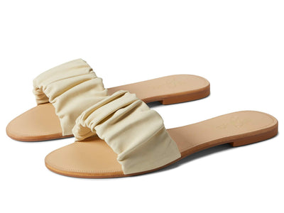 42 GOLD Britta Cream Leather 8.5 M