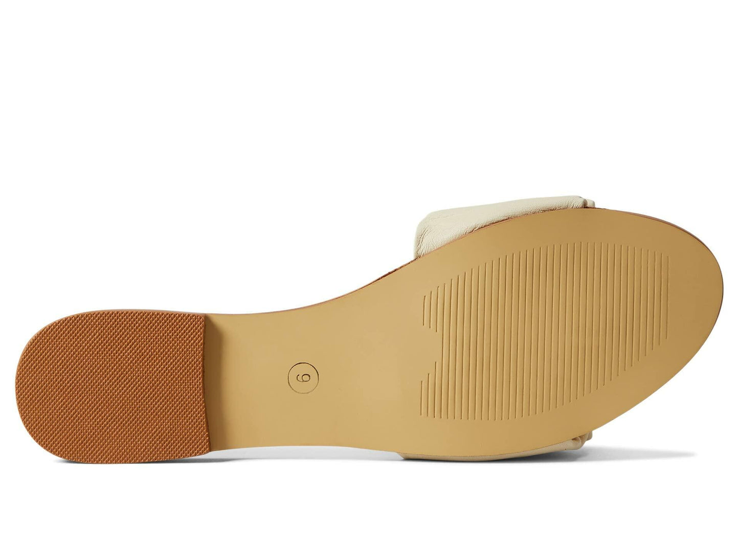 42 GOLD Britta Cream Leather 8.5 M