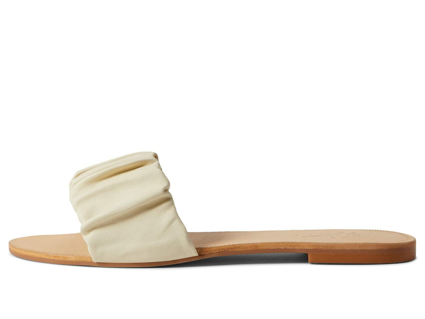 42 GOLD Britta Cream Leather 8.5 M