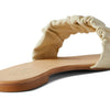 42 GOLD Britta Cream Leather 8.5 M