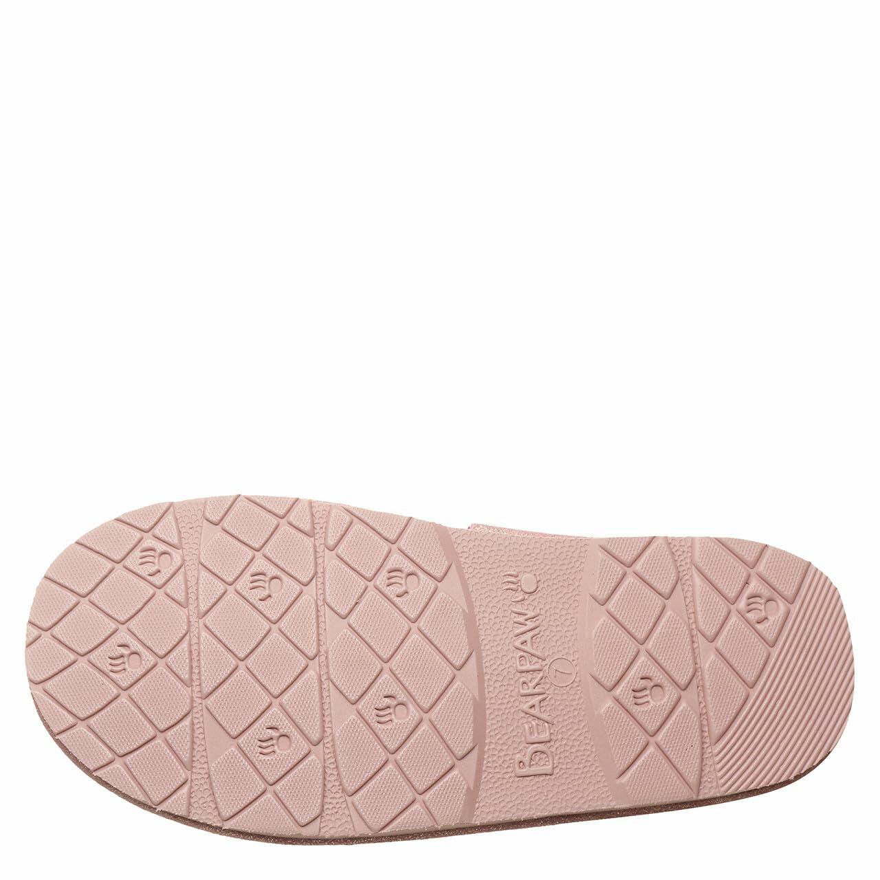 BEARPAW Women's Loki Exotic Pink Glitter Size 6 | Women's Slippers | Women's Shoes | Comfortable & Light-Weight