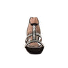 Badgley Mischka Girls Gladiator Sandals Silver