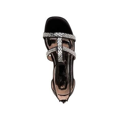 Badgley Mischka Girls Gladiator Sandals Silver