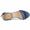 Allegra K Women's Ankle Strap, Mist Blue, 9.5