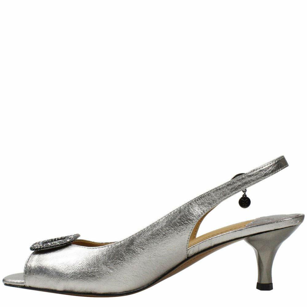 J. Renee Madeleina Taupe Metallic 10.5 M (B)