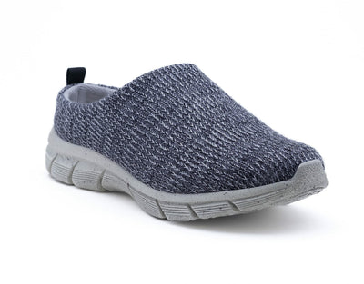Woolloomooloo Shoe Mudgee Unisex - Merino Wool Footwear - Slip On - Slipper - Clog - Mule - Indoor/Outdoor - Comfort and Support - Moisture Wicking - Black, Women's 5.5-6 M US