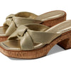 Bernardo Jolie Champagne Metallic Suede 6.5 M